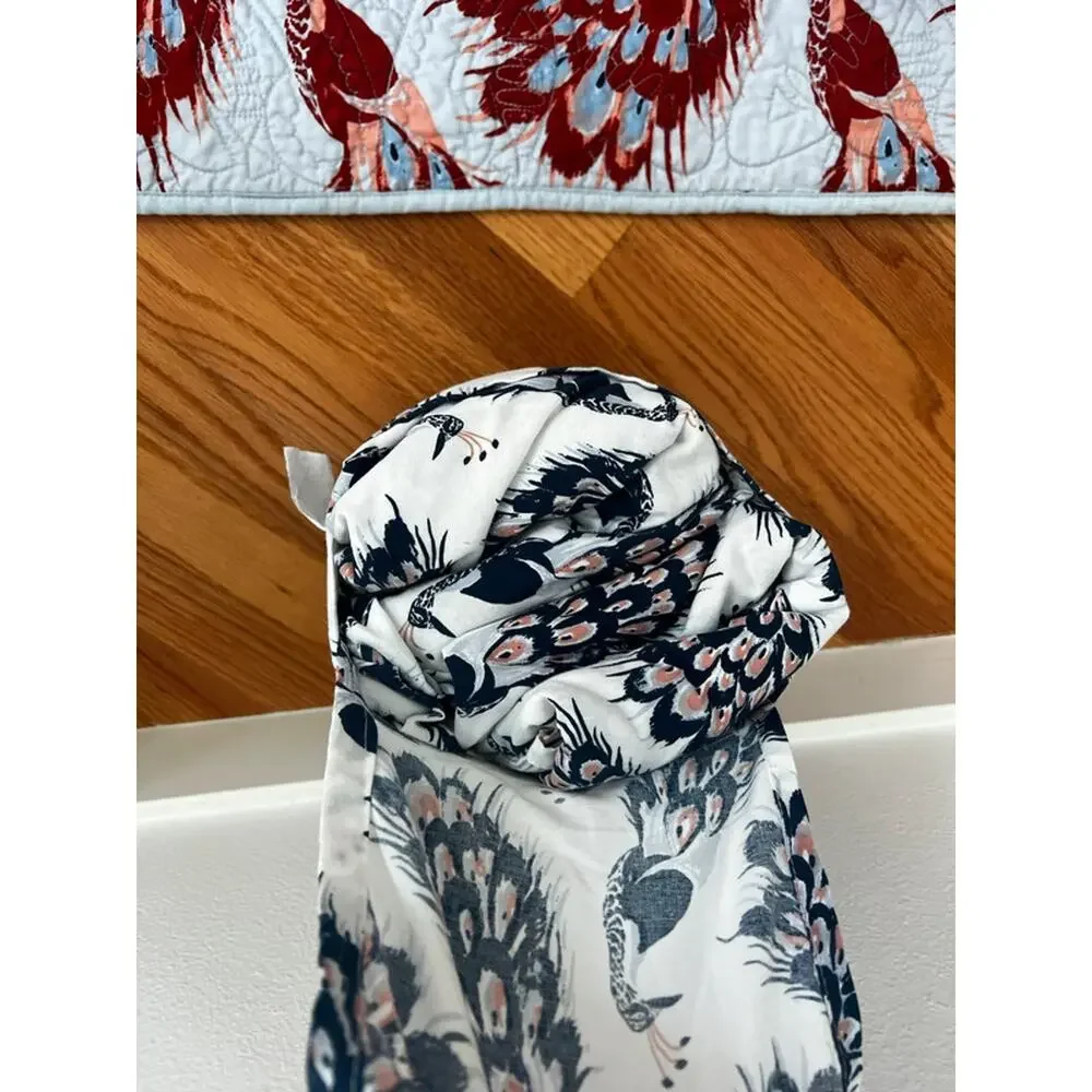 Target Opalhouse Jungalow Twin XL Sheet Set & Matching Reversible Quilt Peacock
